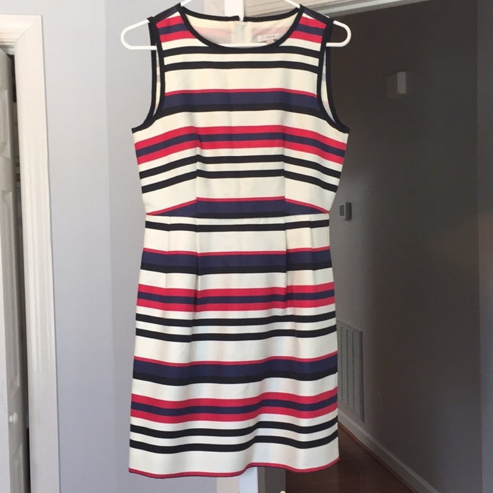 Striped Sleeveless Mini Dress
